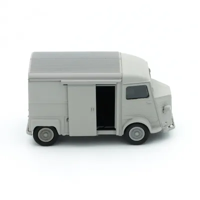 Citroën H Van - HY - Grå - Welly - 11 cm