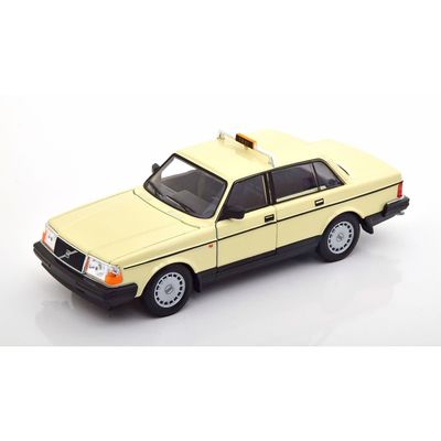 Volvo 240 GL taxi - Modellbil från Welly 1:24