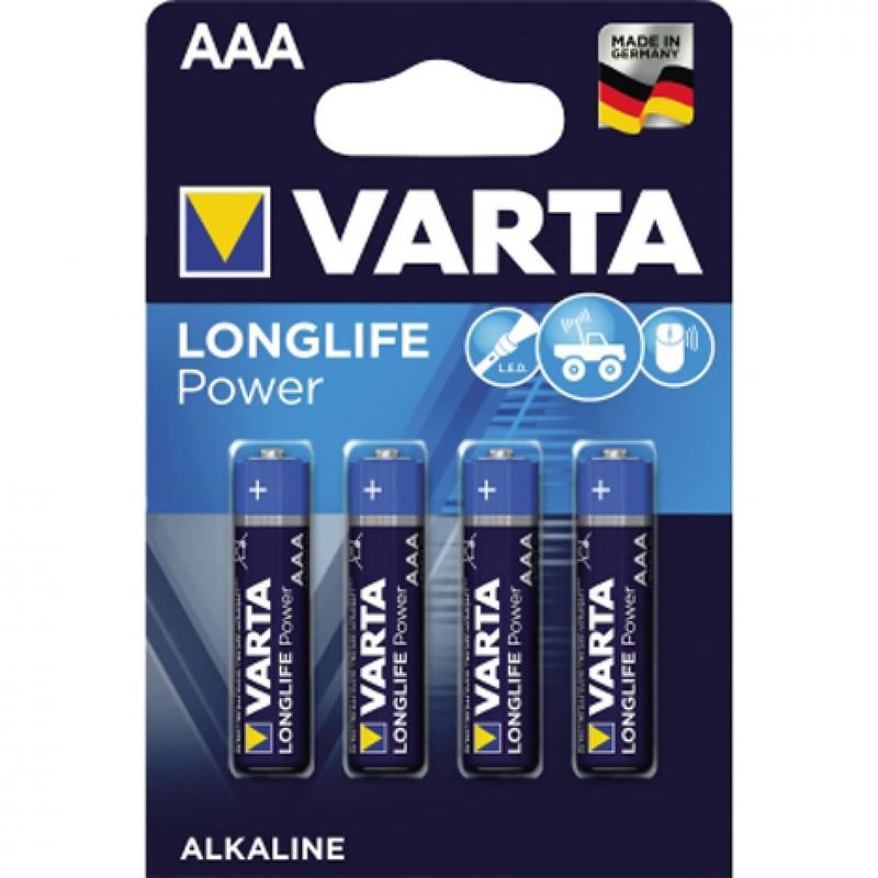 Batterier AAA (LR03) - Alkaliskt - Varta Longlife Power