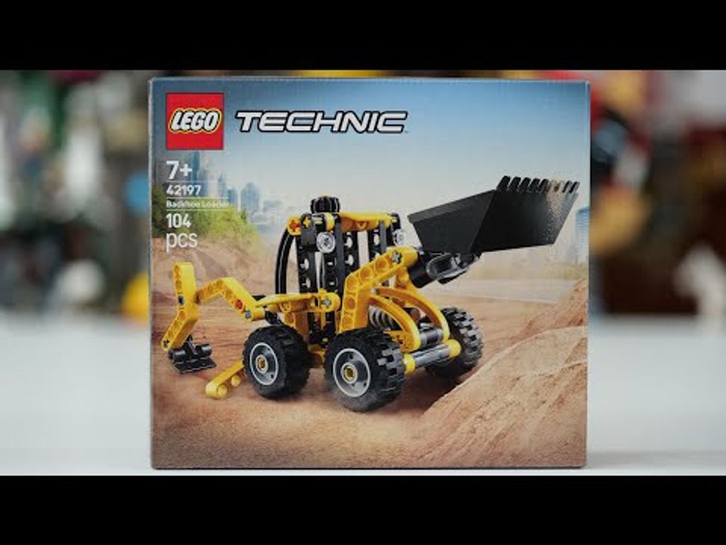 Grävlastare - Backhoe Loader - Technic - 42197 - LEGO