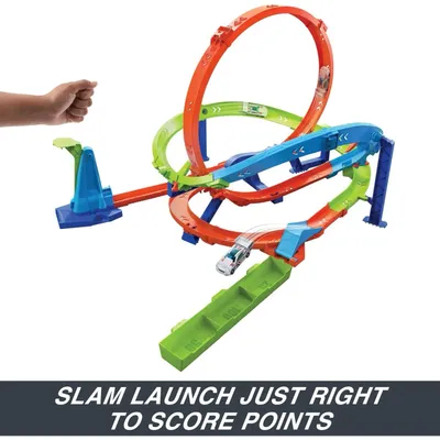 Loop Cyclone Challenge - Netflix Let's Race - Hot Wheels