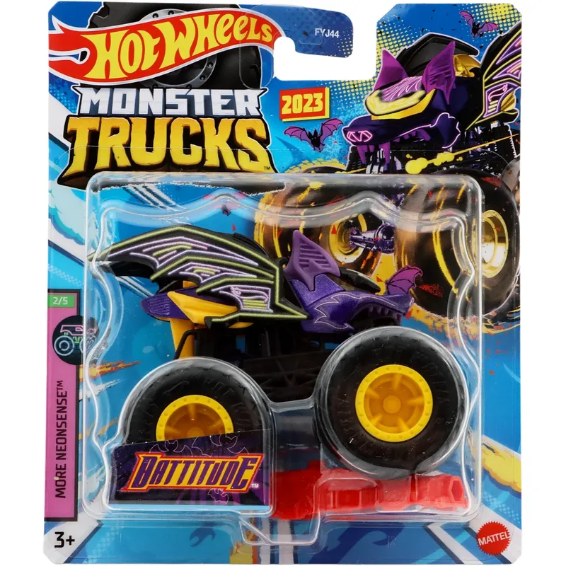 Battitude - Monster Trucks - Hot Wheels - 9 cm