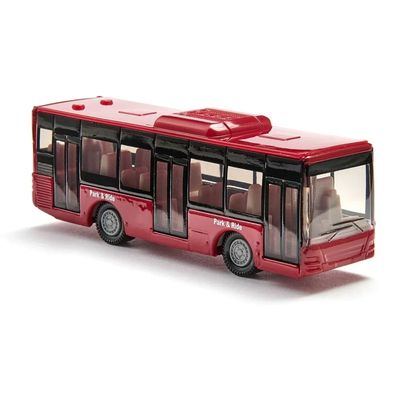 Stadsbuss - Röd - 1021 - Siku - 8 cm