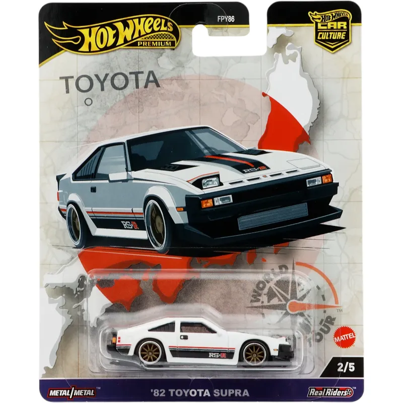 '82 Toyota Supra - Vit - World Tour - Hot Wheels