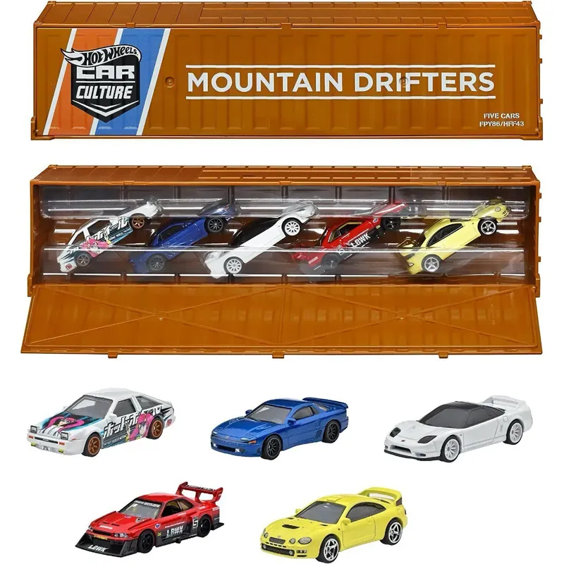 Mountain Drifters - Container Set - 5 bilar - Hot Wheels