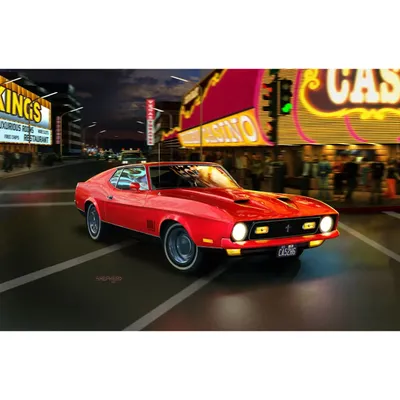 Ford Mustang Mach 1 - Färg och lim - 05664 - Revell - 1:25