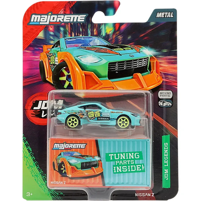 Nissan Z - Blå - JDM Legends Deluxe - Majorette - 7 cm
