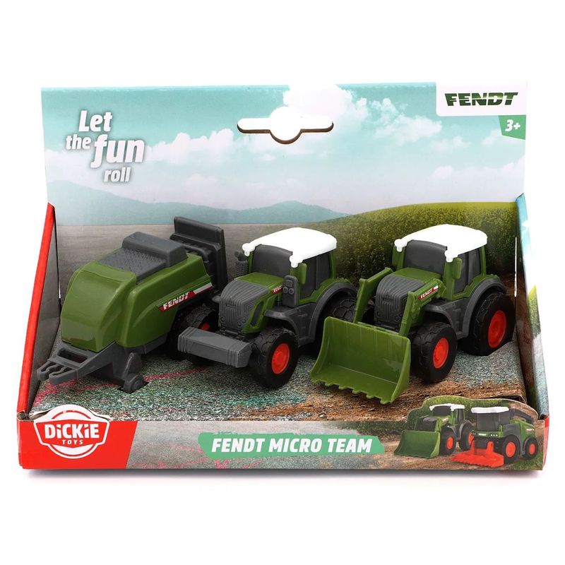 Jordbruksfordon - Fendt Micro Team - Set 1 - Dickie Toys