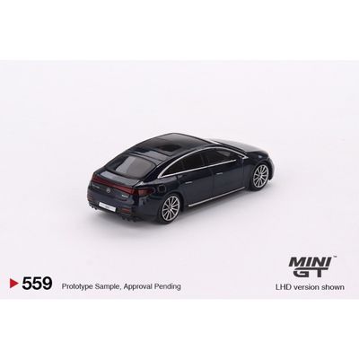 Mercedes-Benz EQS 580 4MATIC - Blå - 559 - Mini GT - 1:64