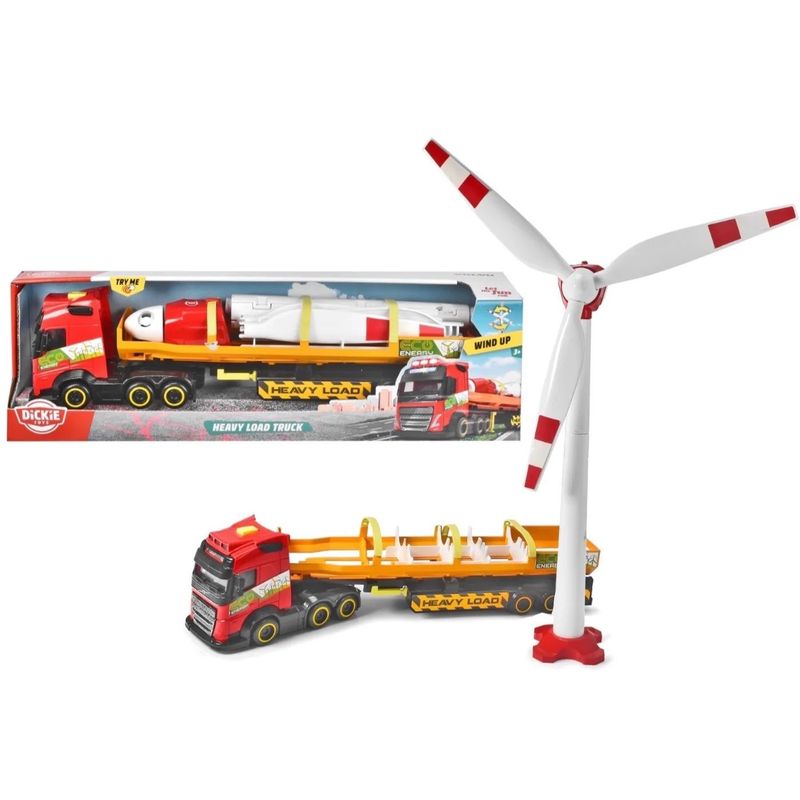 Heavy Load Truck - Volvo - Vindkraftverk - Dickie Toys