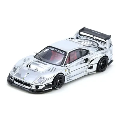 LBWK F40 Chrome Silver - Ferrari - Inno64 - 1:64