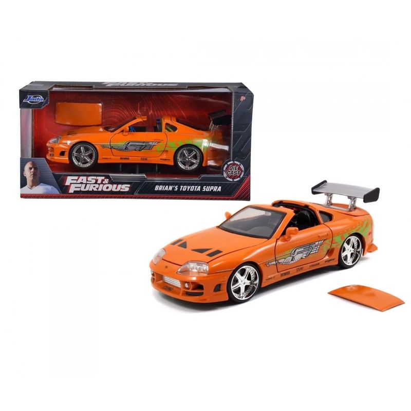Brian's Toyota Supra - Fast & Furious - Orange - Jada Toys
