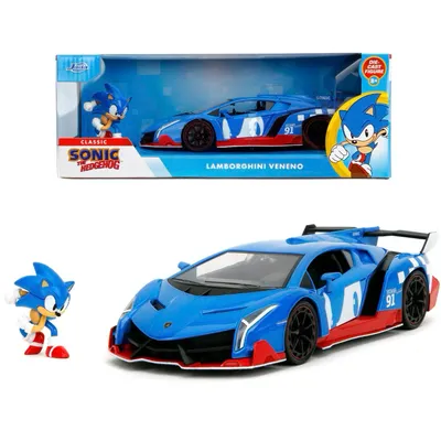 Lamborghini Veneno - Sonic the Hedgehog - Jada - 1:24