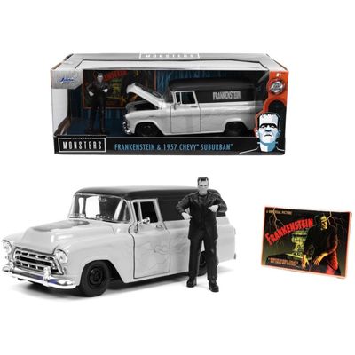 Frankenstein & 1957 Chevy Suburban - Grå - Jada - 1:24