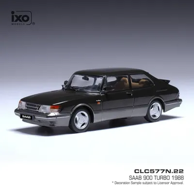 SAAB 900 Turbo - 1988 - Sort - Ixo Models - 1:43