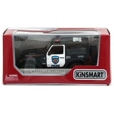 Jeep Wrangler (Police) - Polisbil - Kinsmart - 1:34