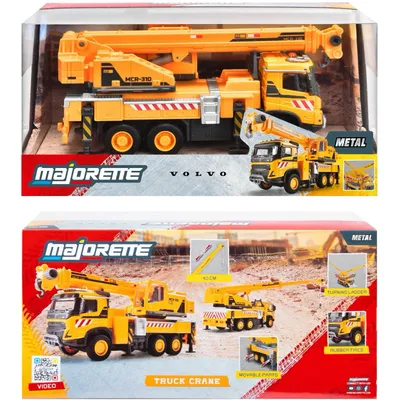 Volvo FMX Kranbil - Truck Crane - Majorette - 19 cm