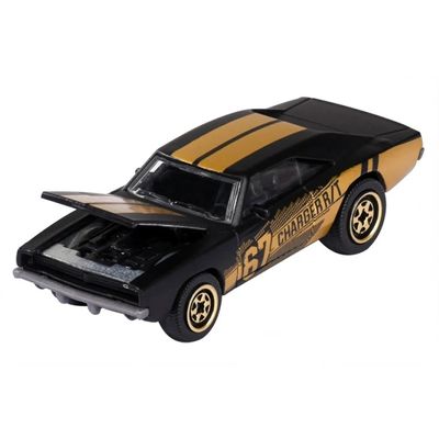 Dodge Charger R/T - Svart / Guld - Series 9 - Majorette