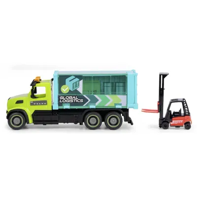 Volvo VHD 300 - Med gaffeltruck - Dickie Toys - 22 cm