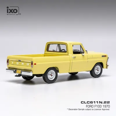 Ford F-100 - 1970 - Gul - Ixo Models - 1:43