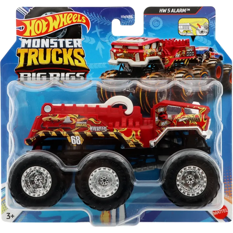 HW 5 Alarm - Monster Trucks - Big Rigs - Hot Wheels