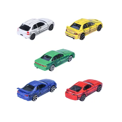 JDM Legends Anime - 5-pak med japanske biler - Giftpack - Majorette