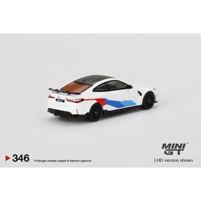 BMW M4 M-Performance - Alpine White - 346 - Mini GT - 1:64