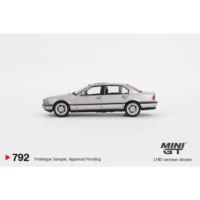 BMW 750iL (E38) - Aspen Silver Metallic - 792 - Mini GT - 1:64
