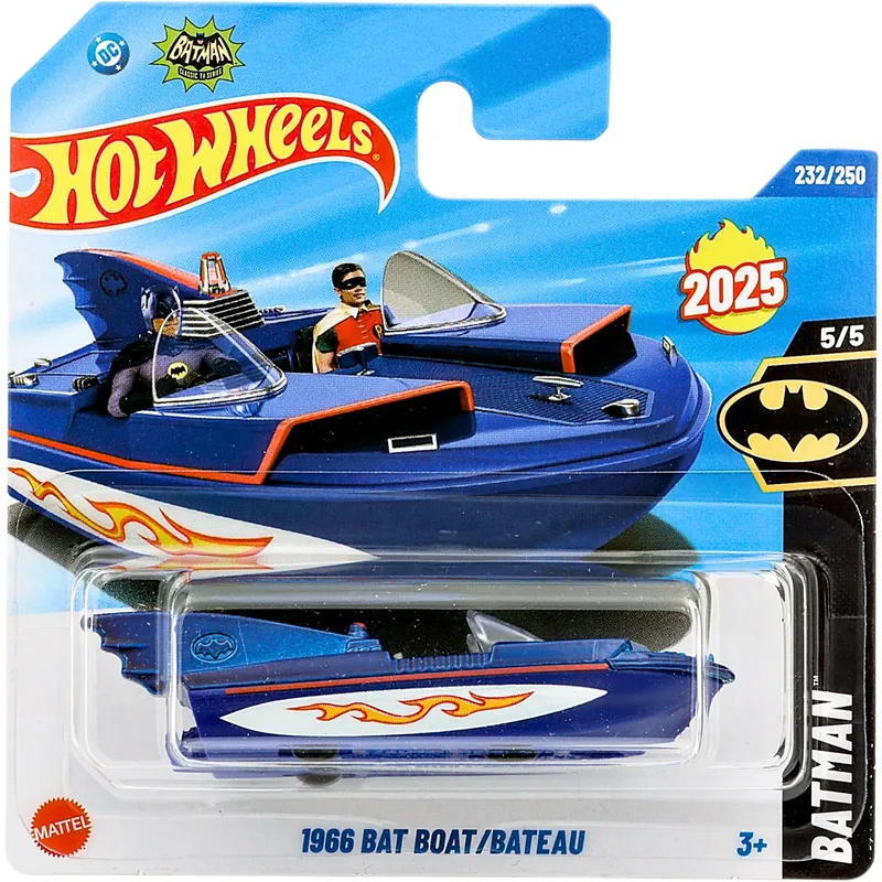 1966 Bat Boat - Blå - Batman - Hot Wheels