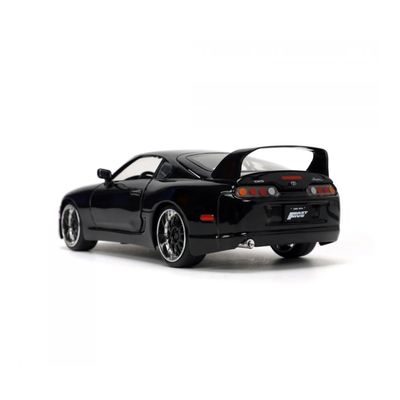 1995 Toyota Supra - Fast & Furious - Svart - Jada Toys 1:24