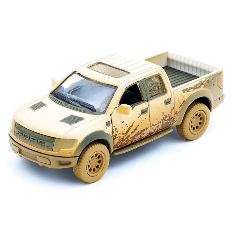 Ford F-150 SVT Raptor SuperCrew (Muddy) - Kinsmart - 1:46 - Vit