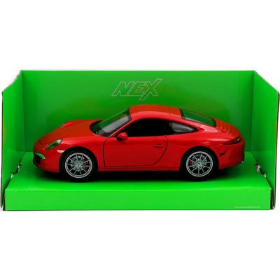 FYNDVARA - FÄRGSTÄNK - Porsche 911 (991) Carrera S - Röd - Welly - 1:24