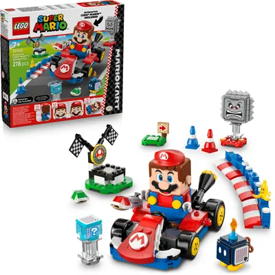 Mario & Standard Kart - Ljud & Effekter - Mario Kart - 72043 - LEGO
