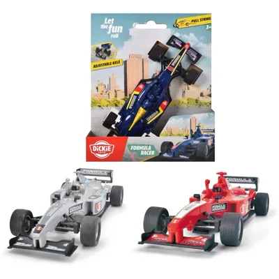 Formula Racer - Formel-1-bil med dragrep - Dickie Toys