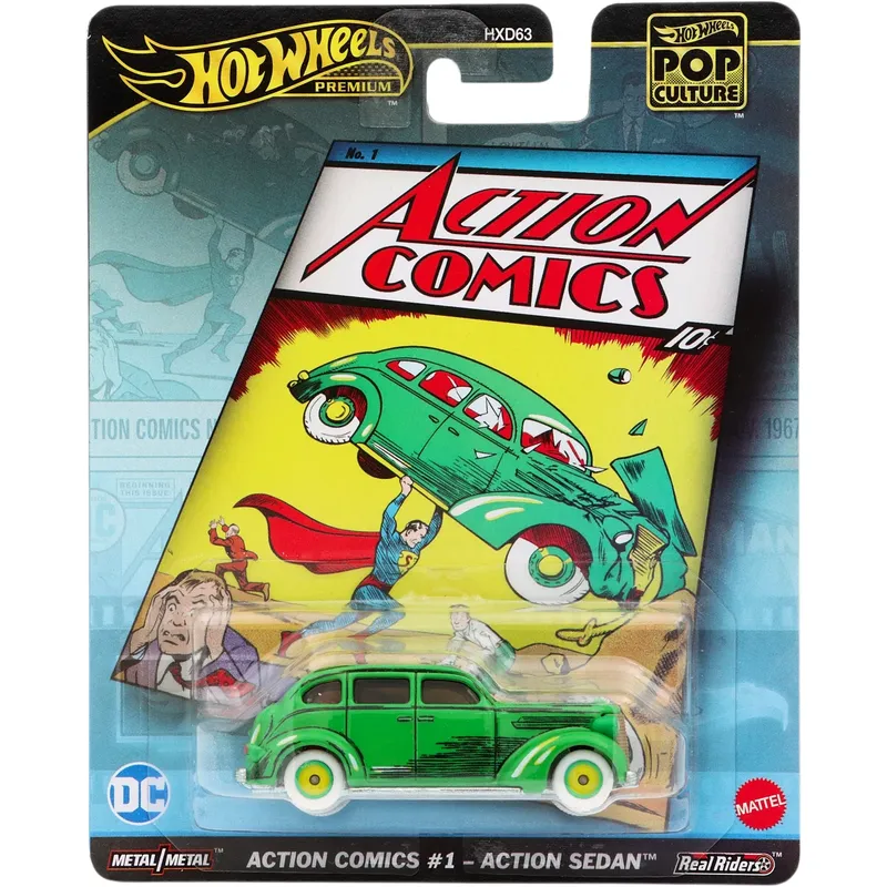 Action Comics #1 - Action Sedan - Pop Culture - Hot Wheels