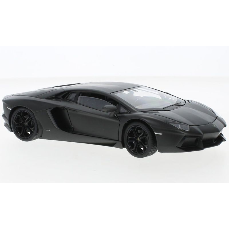 Lamborghini Aventador Coupé - Mattsvart - 1:24 - Welly
