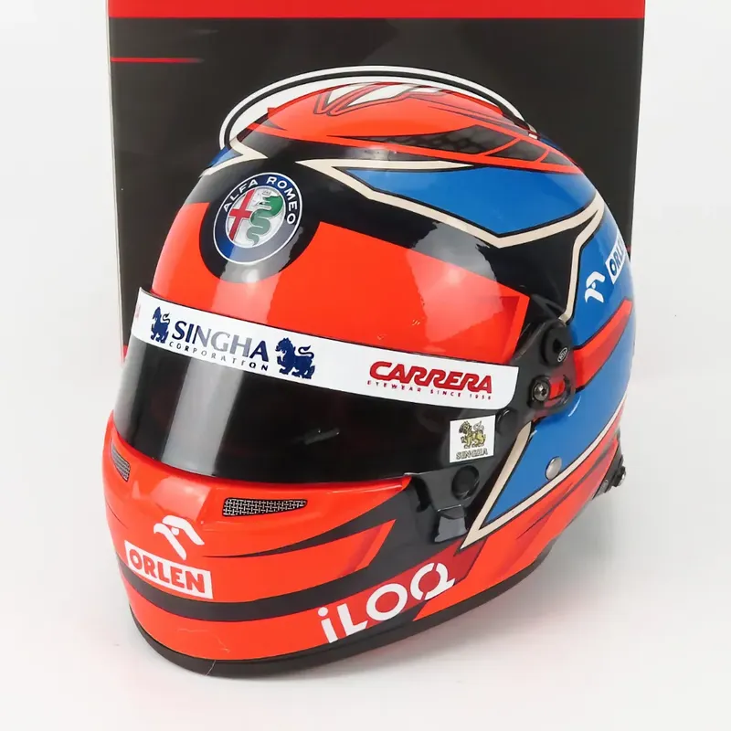 Hjälm - Kimi Räikkönen Alfa Romeo 2021 - Bell Helmets - 1:2