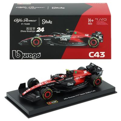 F1 - Alfa Romeo - C43 - #24 Zhou Guanyu - Bburago - 1:43