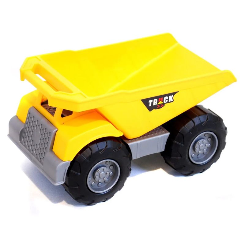 Dumper - Anpassad för lek utomhus - Gul - 18 cm