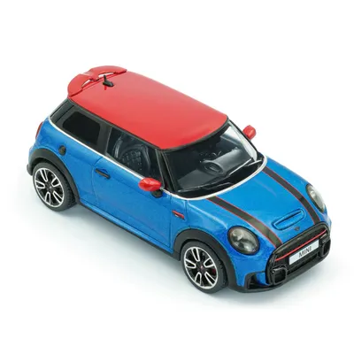 Mini Cooper JCW (F56) - 2023 - Blå / Röd - Solido - 1:43