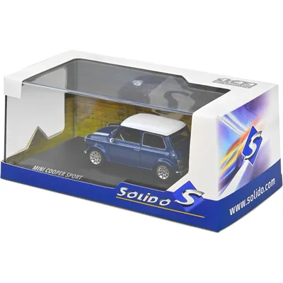 Mini Cooper Sport - 1997 - Blå - Solido - 1:43