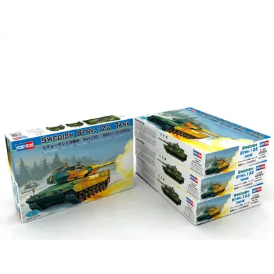 Swedish Strv.122 Tank - Stridsvagn 122 - 82404 - Hobby Boss - 1:35