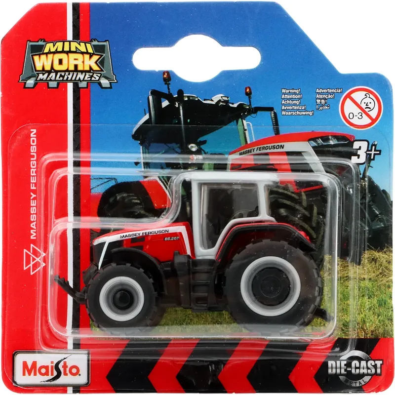 Massey Ferguson 8S.265 - Röd Traktor - Maisto - 6 cm