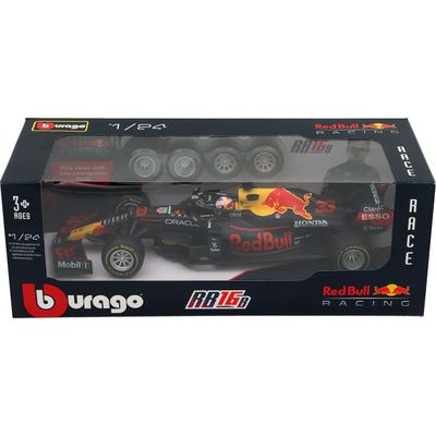 F1 - Red Bull - RB16B - Set med Däckbyte - Verstappen - 1:24