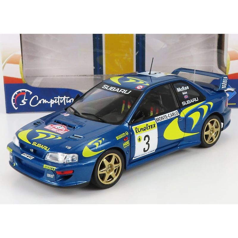 Subaru Impreza 22B - Rallye Monte-Carlo 1998 - Solido - 1:18