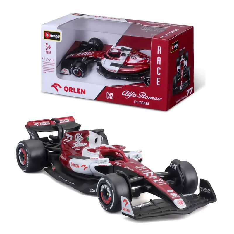 F1 - Alfa Romeo - C42 - V Bottas #77 - Bburago - 1:43