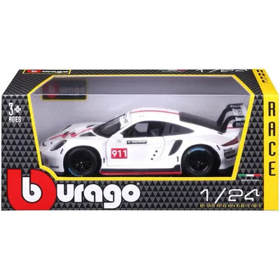 Porsche 911 RSR - Vit - Bburago - 1:24