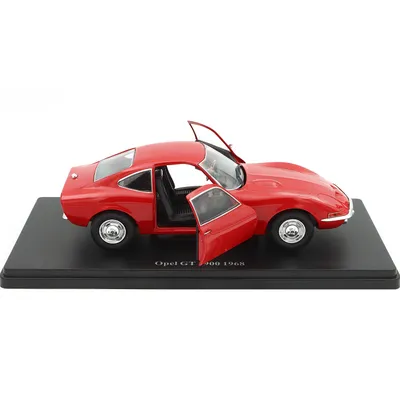 Opel GT 1900 - 1968 - Röd - Hachette Models - 1:24