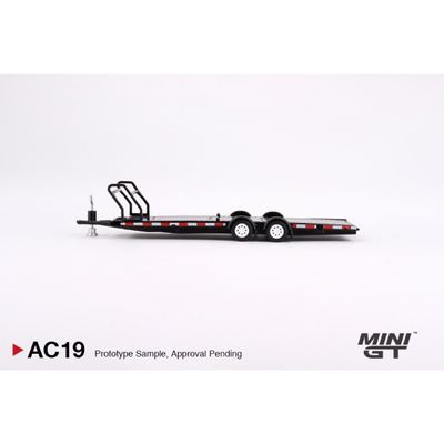 Car Hauler Trailer Type B - Svart - AC19 - Mini GT - 1:64