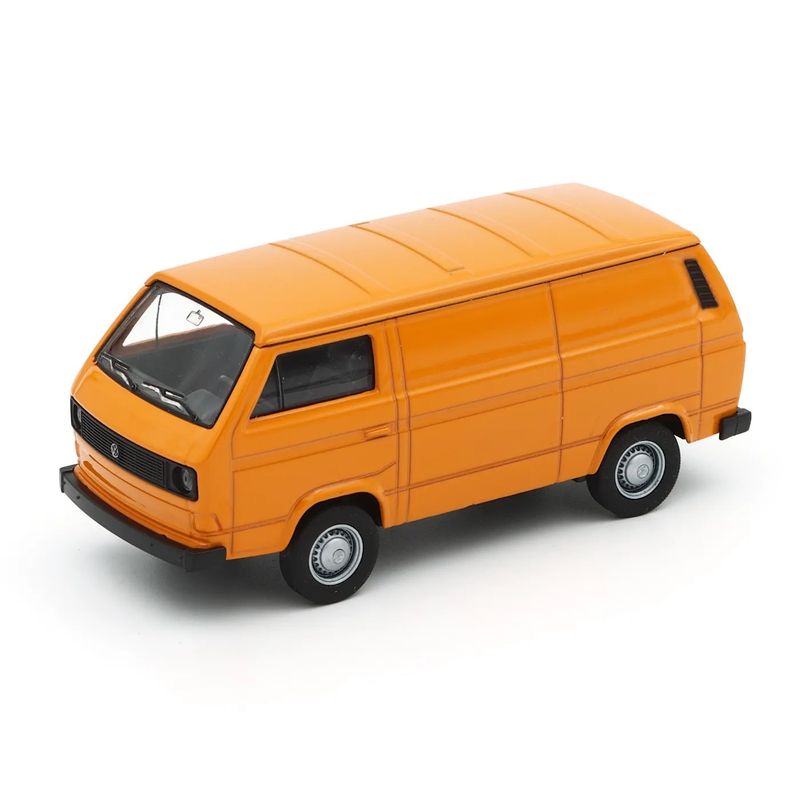 Volkswagen T3 VAN - Orange - Welly - 11 cm